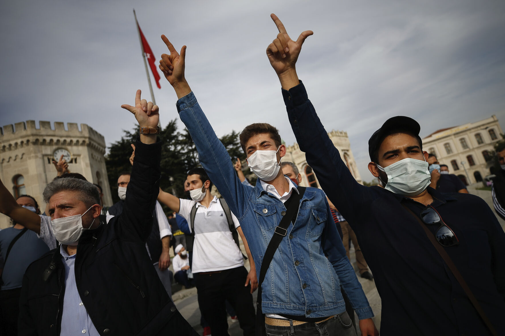 Turkey France Protest